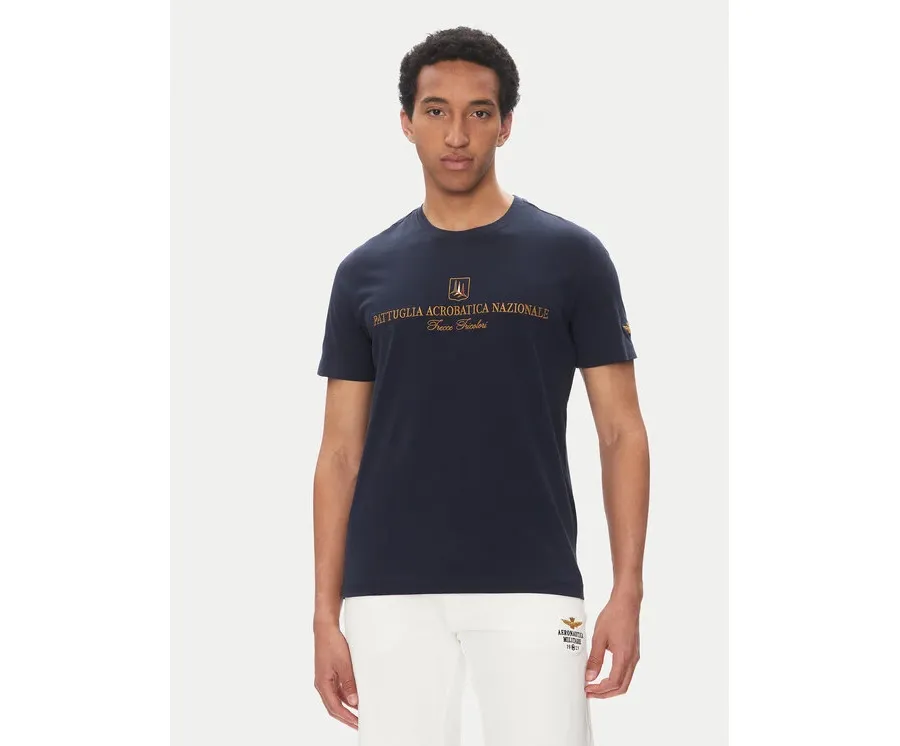obrazek 1 Aeronautica Militare T-Shirt 251TS2410J592 Granatowy Regular Fit