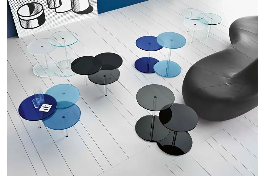 obrazek 1 Stylowe szklane stoliki kawowe do salonu - Tonelli Design
