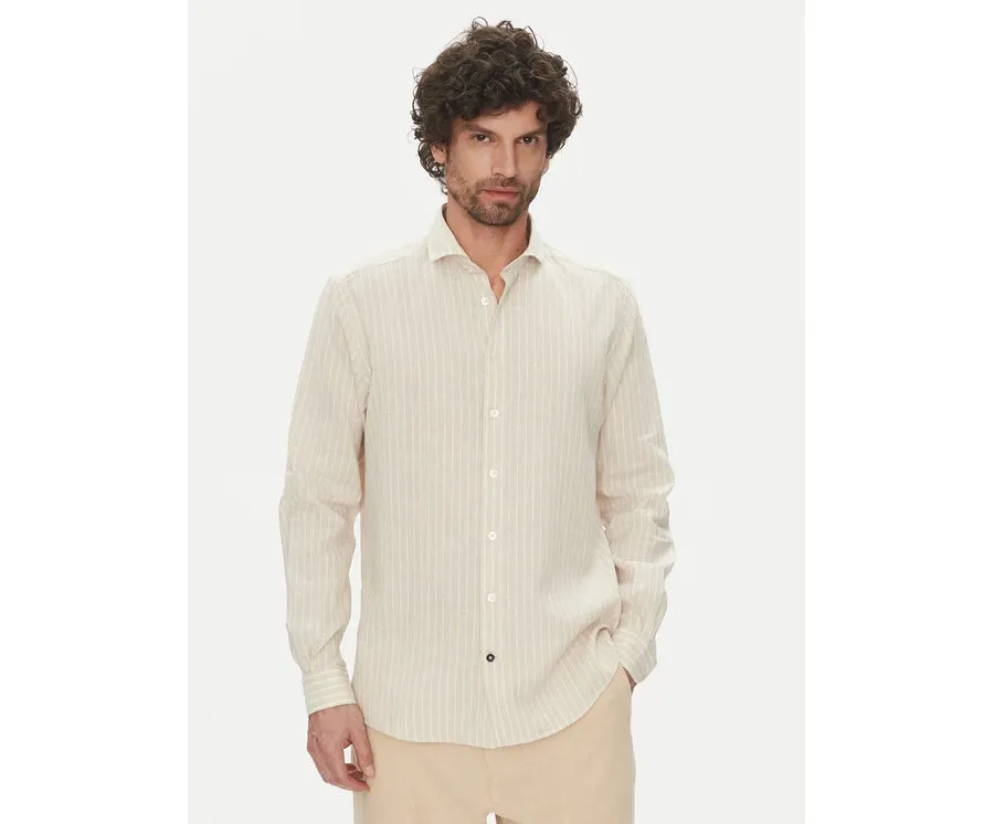 obrazek 1 Hechter Paris Koszula 60357 151606 Beżowy Regular Fit