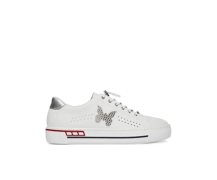 obrazek 1 Rieker Sneakersy L8857-80 Biały