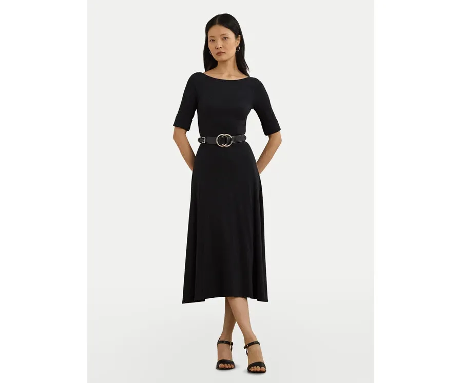 obrazek 1 LAUREN RALPH LAUREN Sukienka codzienna 200973599001 Czarny Slim Fit