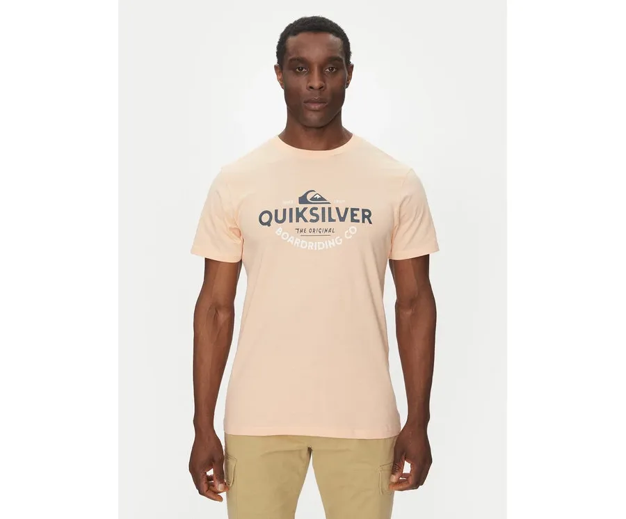 obrazek 1 Quiksilver T-Shirt EQYZT08064 Pomarańczowy Regular Fit