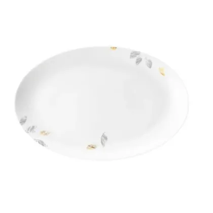 Zdjęcie Luksusowy duży owalny porcelanowy półmisek o subtelnym zdobieniu – Tettau