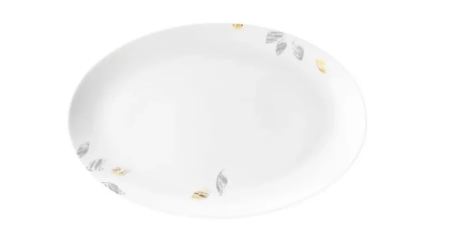 obrazek 1 Luksusowy duży owalny porcelanowy półmisek o subtelnym zdobieniu – Tettau
