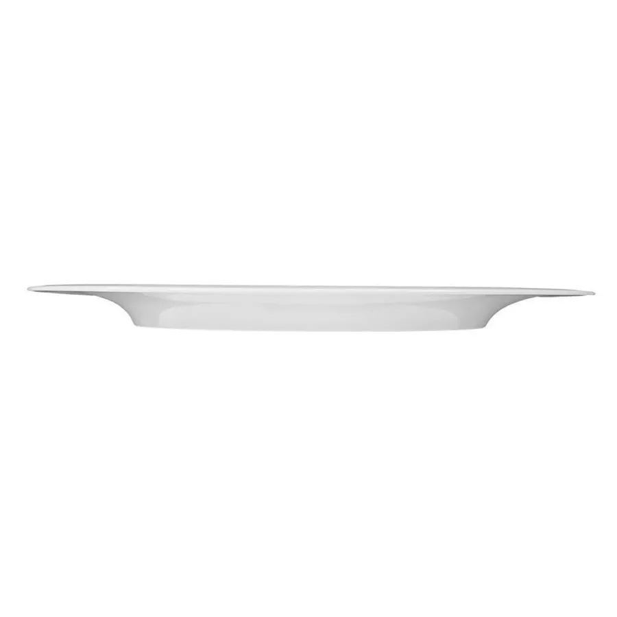 obrazek 2 Nowoczesny biały okrągły półmisek wykonany z porcelany – Tettau