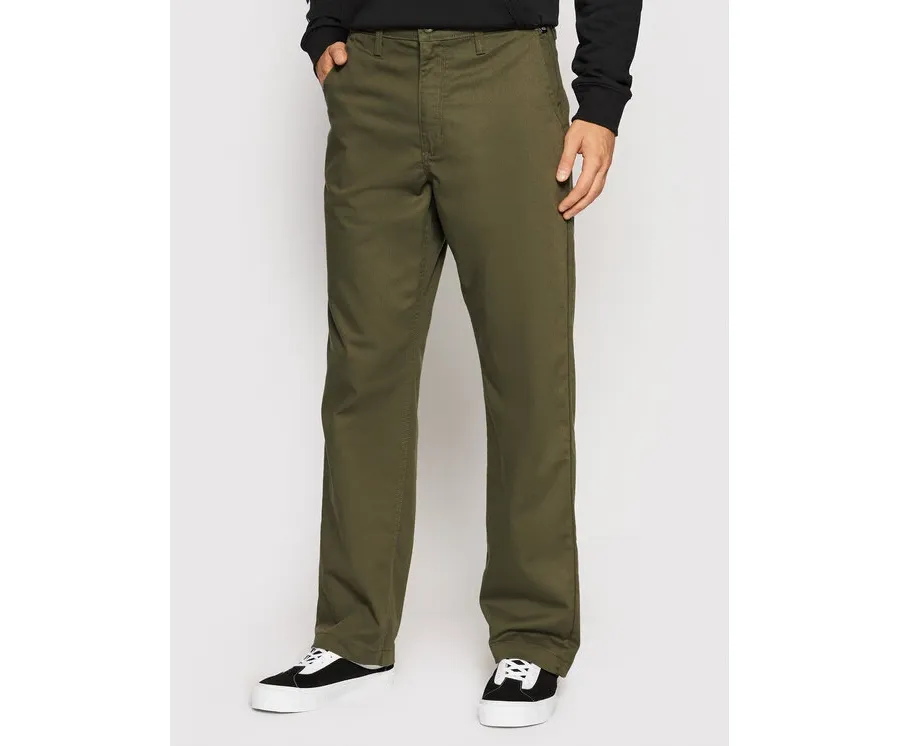 obrazek 1 Vans Spodnie materiałowe Authentic VN0A5FJB Zielony Loose Fit