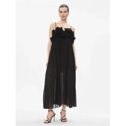 Zdjęcie ViCOLO Sukienka koktajlowa TR1108 Czarny Regular Fit