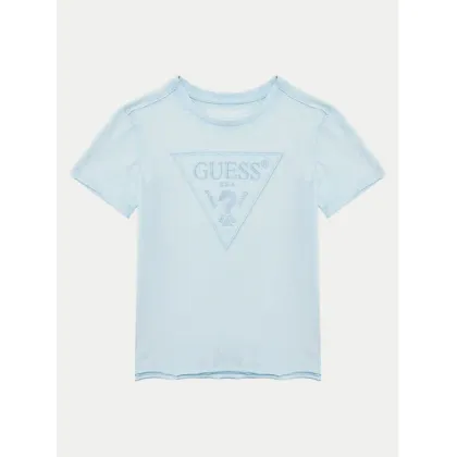 Zdjęcie Guess T-Shirt L5GI02 K6XN4 Błękitny Regular Fit