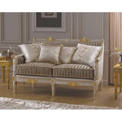 Zdjęcie Luksusowa dwuosobowa sofa do pięknego salonu - Morello Gianpaolo