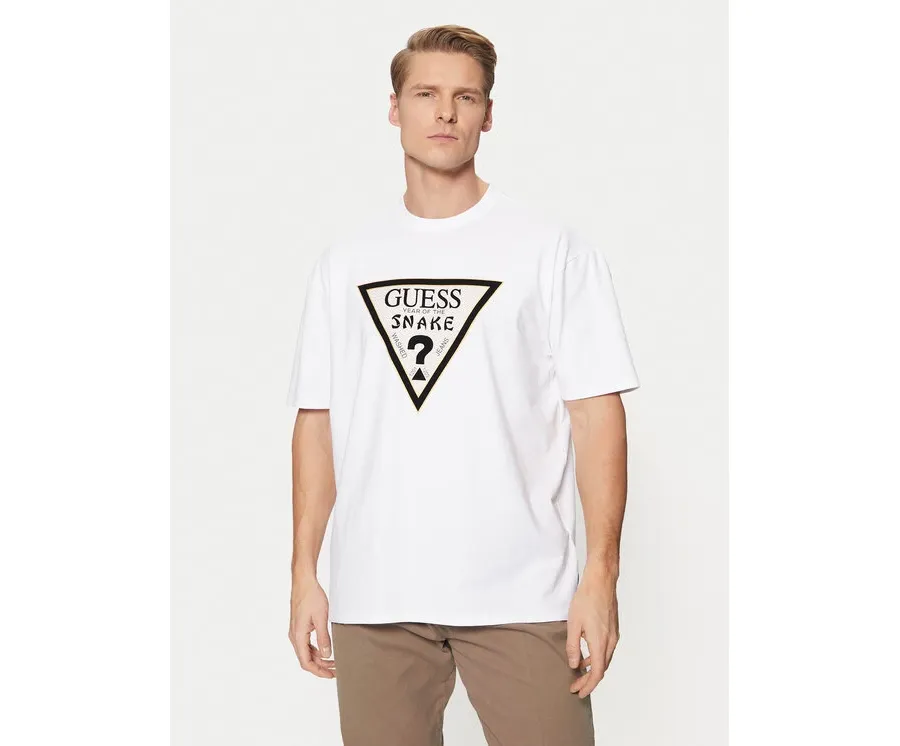 obrazek 1 Guess T-Shirt M5RI91 KAC30 Biały Oversize