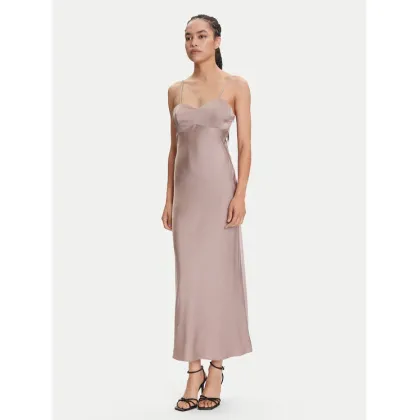 Zdjęcie Guess Sukienka wieczorowa W5YK35 WHEZ2 Beżowy Slim Fit