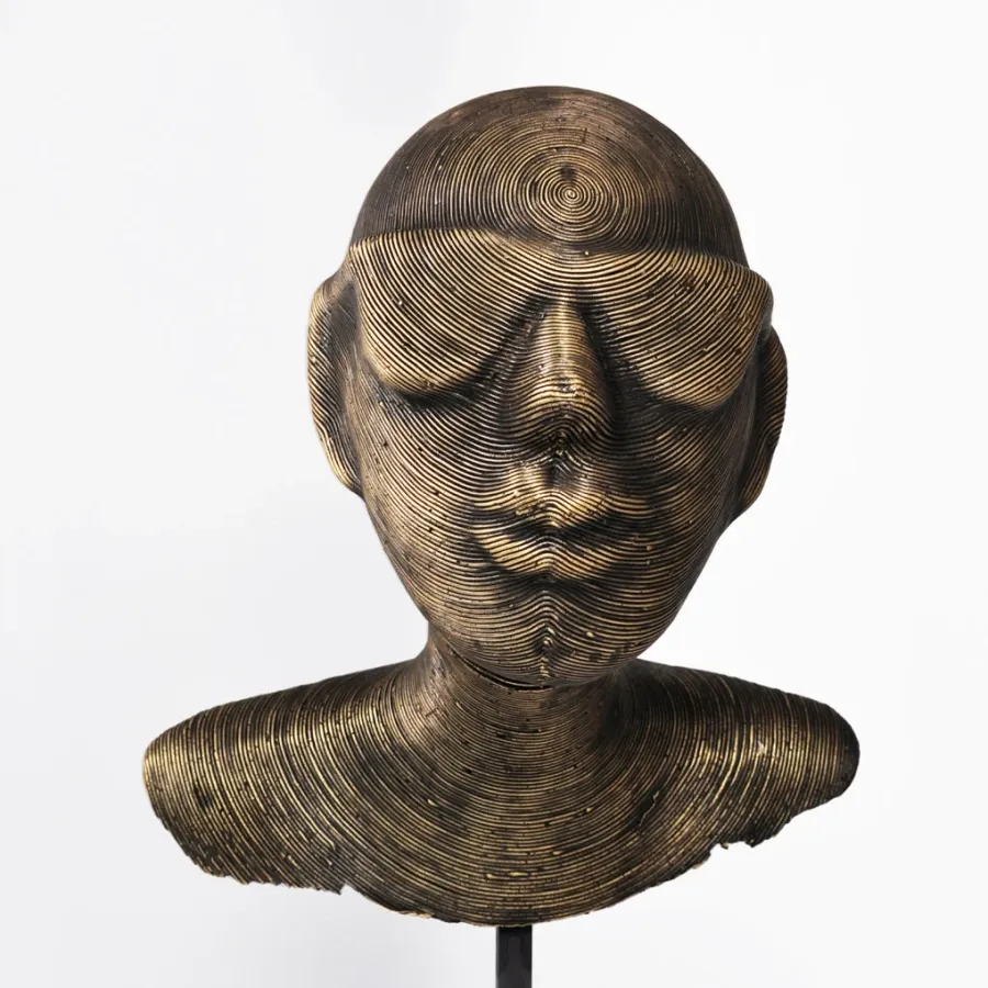 obrazek 1 Ekskluzywna mosiężna rzeźba stołowa Dhokra do wystroju domu