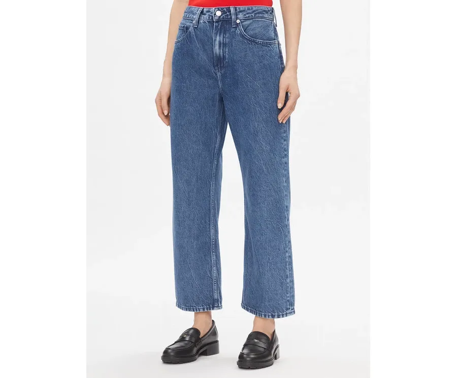 obrazek 1 Tommy Hilfiger Jeansy Loose Straight Rw Lea WW0WW40637 Niebieski Loose Leg