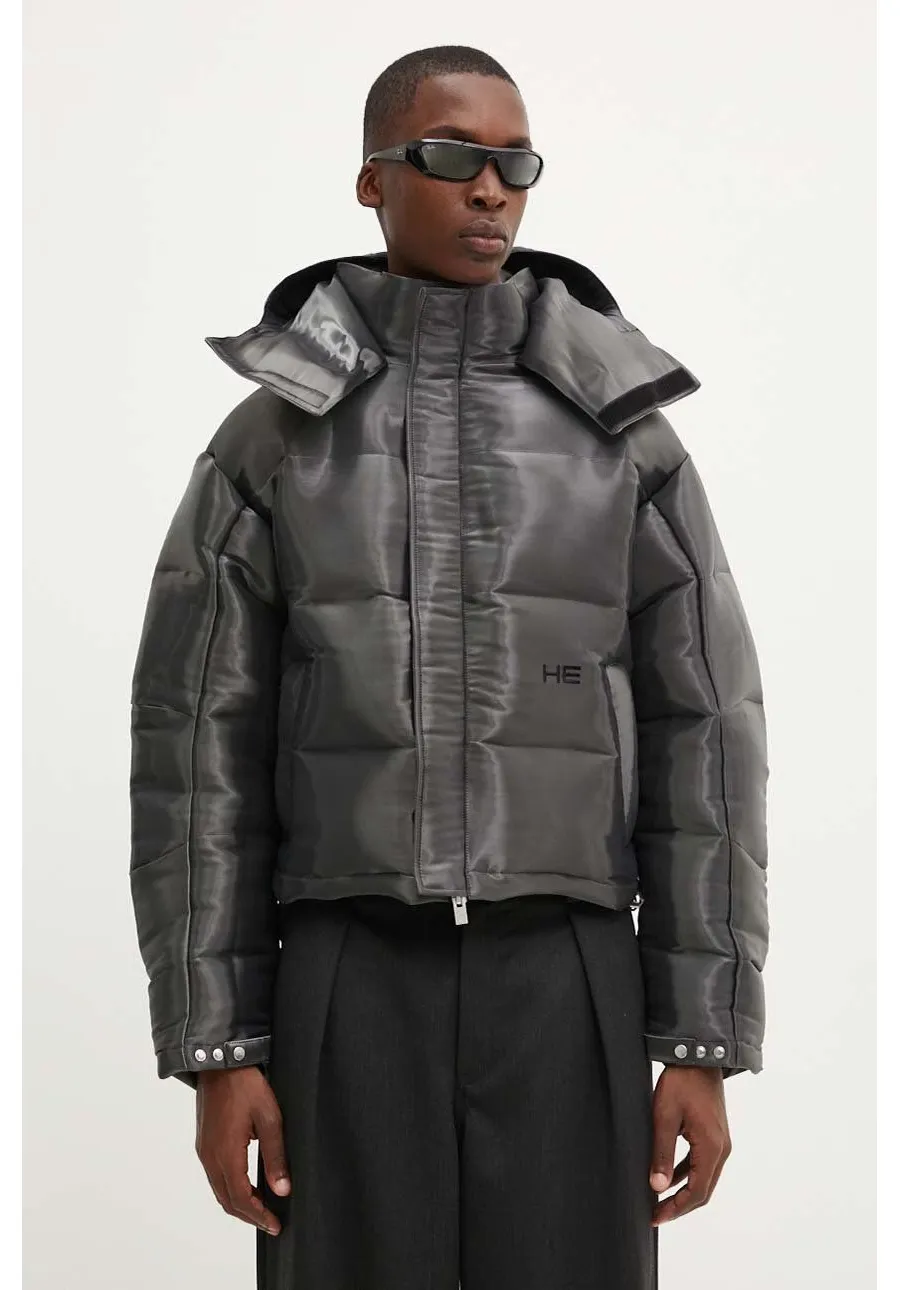 obrazek 1 Heliot Emil kurtka puchowa męska kolor szary zimowa HE.M.02.055.P03.ME10