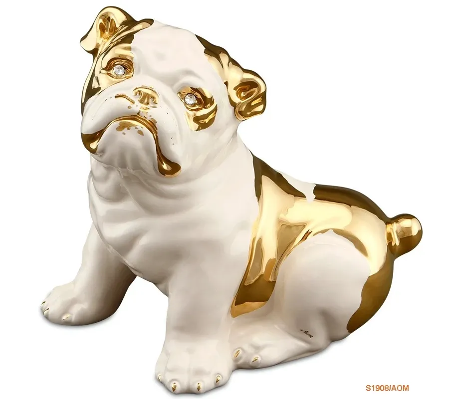 obrazek 1 Ceramiczne psy rasy Buldog - włoska marka Ahura
