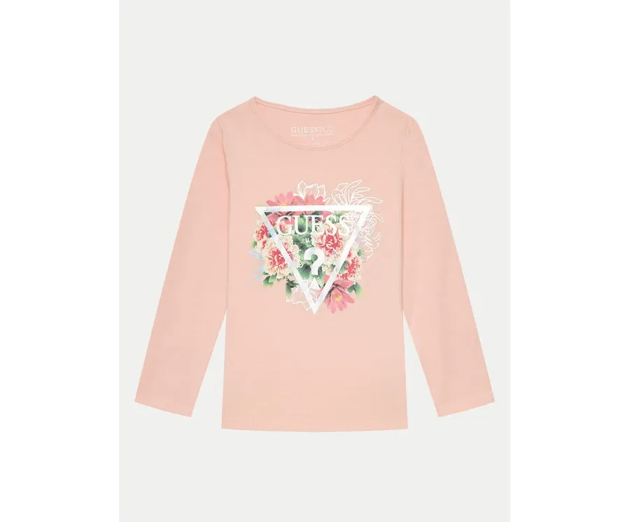obrazek 1 Guess Bluzka K4YI18 K6YW4 Różowy Regular Fit