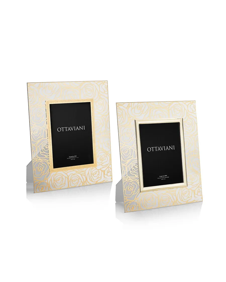 obrazek 2 Ekskluzywna kryształowa ramka na zdjęcia „Róże”