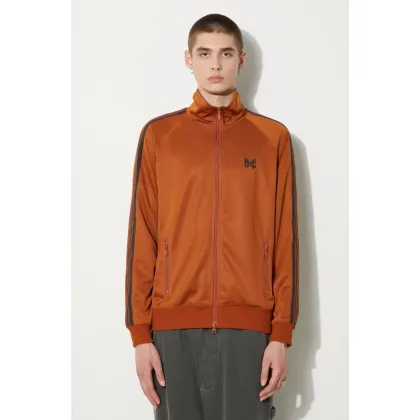 Zdjęcie Needles bluza Track Jacket męska kolor pomarańczowy z aplikacją OT226