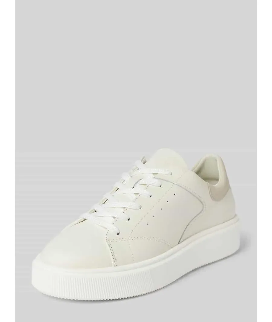 obrazek 1 Sneakersy skórzane z wytłoczonym logo model ‘CORA’