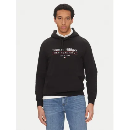 Zdjęcie Tommy Hilfiger Bluza Center Stack MW0MW38672 Czarny Regular Fit