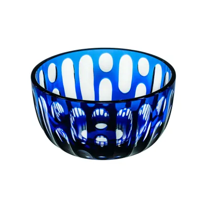 Zdjęcie Designerska niebieska dekoracja stołu wykonana w technice kryształu podwójnego inspirowana budową katedr w prezentowym pudełku - Vista Alegre