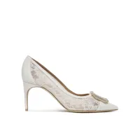 Zdjęcie MALONE SOULIERS Szpilki Monroe 70-10 Biały