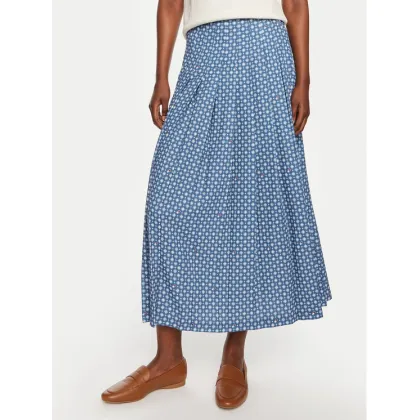 Zdjęcie Tommy Hilfiger Spódnica plisowana WW0WW42254 Niebieski Regular Fit