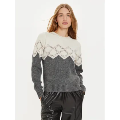 Zdjęcie Liu Jo Sport Sweter TF4233 MS55L Écru Regular Fit