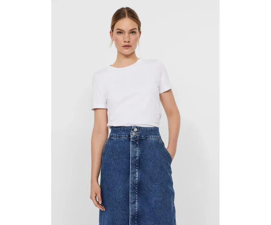 obrazek 1 Vero Moda T-Shirt Paula 10243889 Biały Regular Fit