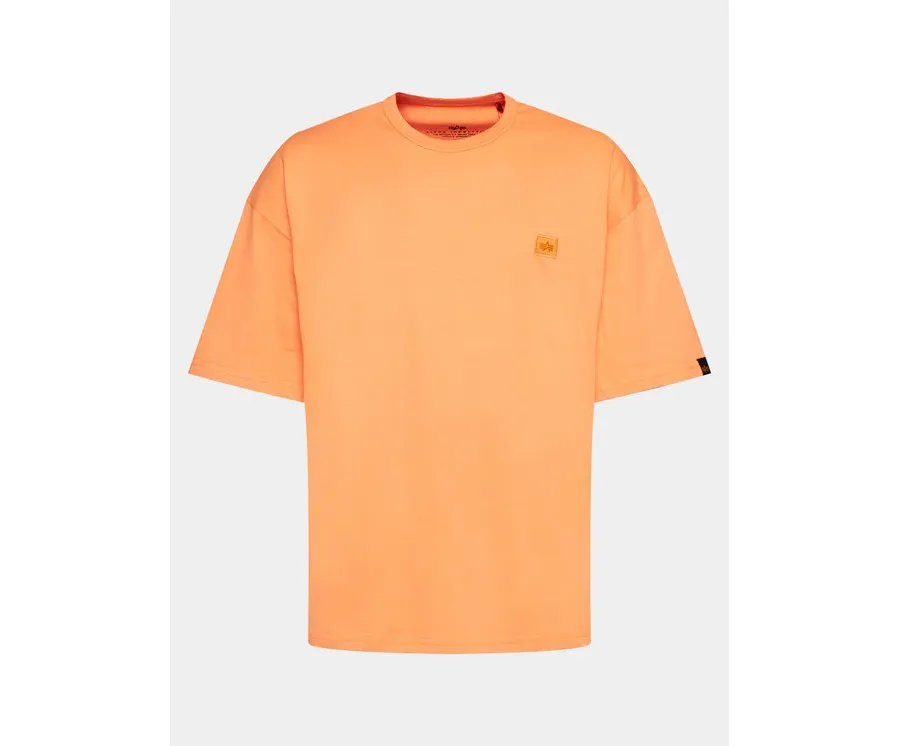 obrazek 1 Alpha Industries T-Shirt Essentials 146504 Pomarańczowy Relaxed Fit