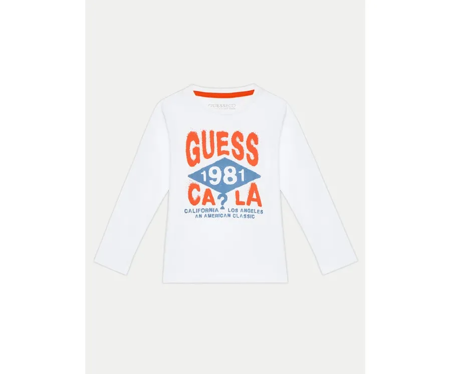 obrazek 1 Guess Bluzka N4BI01 I3Z14 Biały Regular Fit