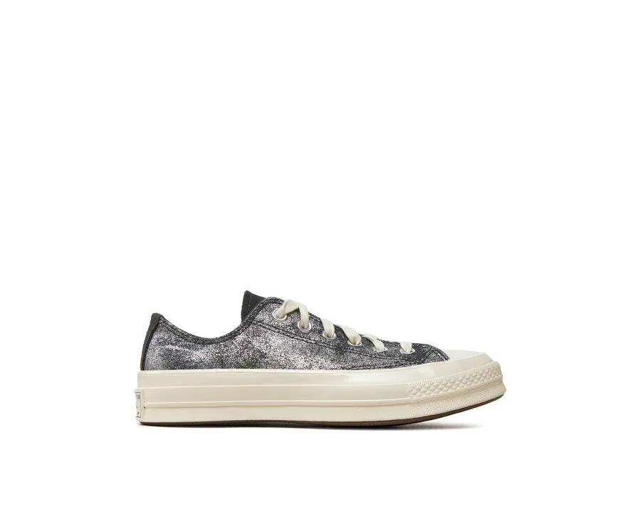 obrazek 1 Converse Trampki Chuck 70 Suede Shimmer Ox A10379C Szary