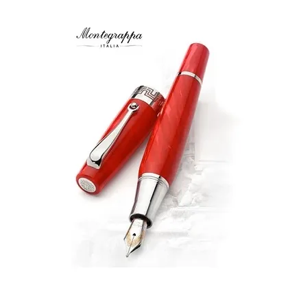Zdjęcie Nowoczesne Pióro Wieczne Czerwony Celluloid Miya Montegrappa