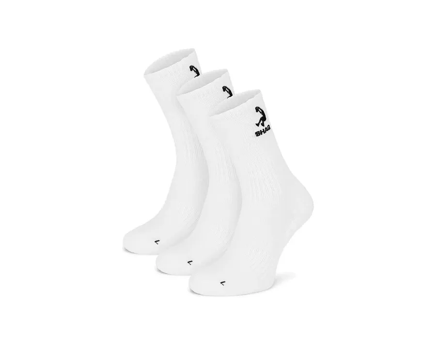 obrazek 1 Shaq Skarpety AS_SHQ_H_001W_SS25 (3-PACK) Biały