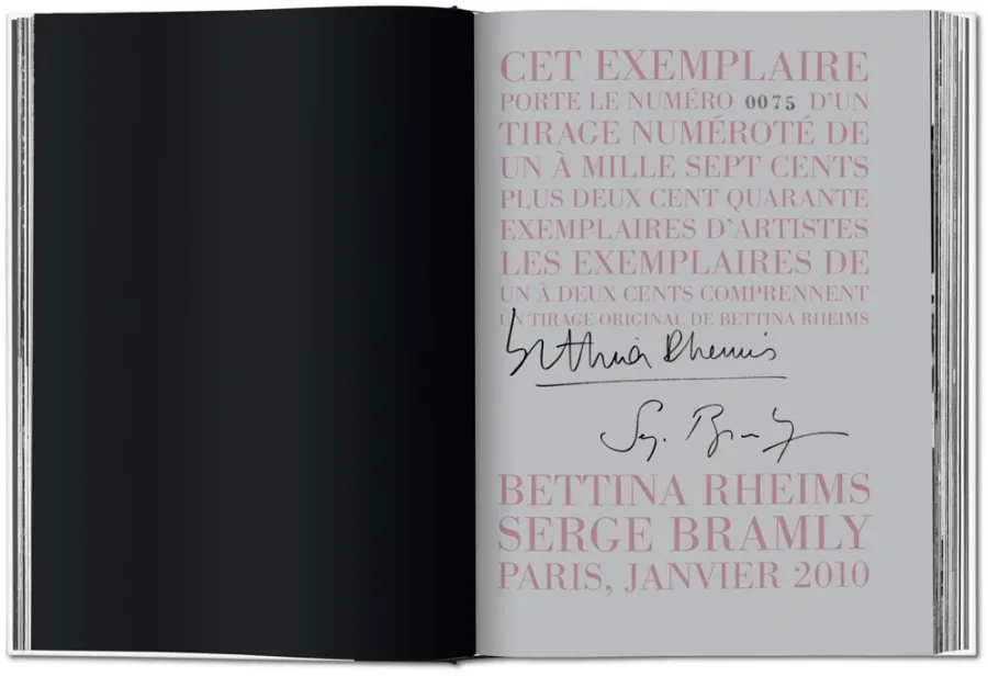 obrazek 12 Książka Bettina Rheims/Serge Bramly. Rose - c’est Paris, Art Edition No. 101–200 ‘Magic’ - Taschen