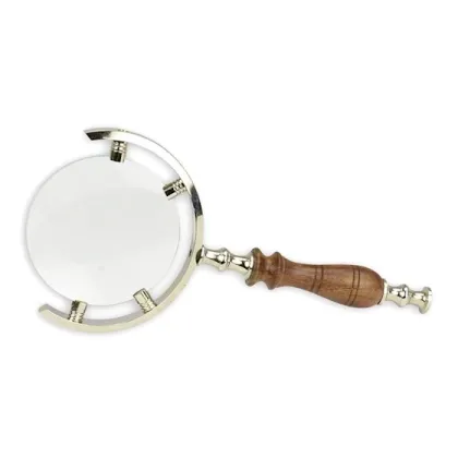 Picture Magnifying glass with a unique, round frame