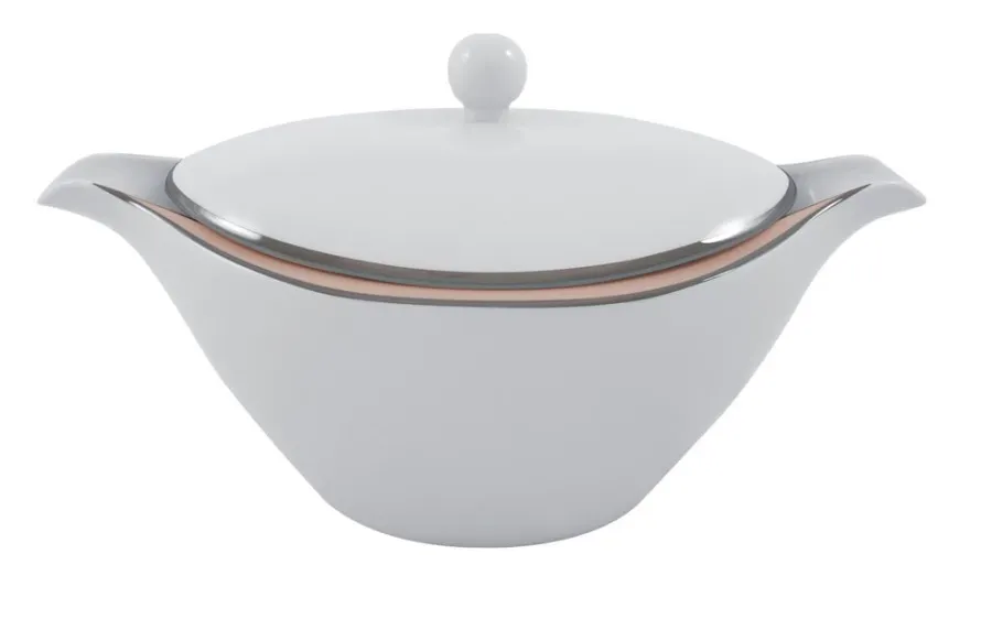 obrazek 1 Gustowna porcelanowa waza Ethereal Moka