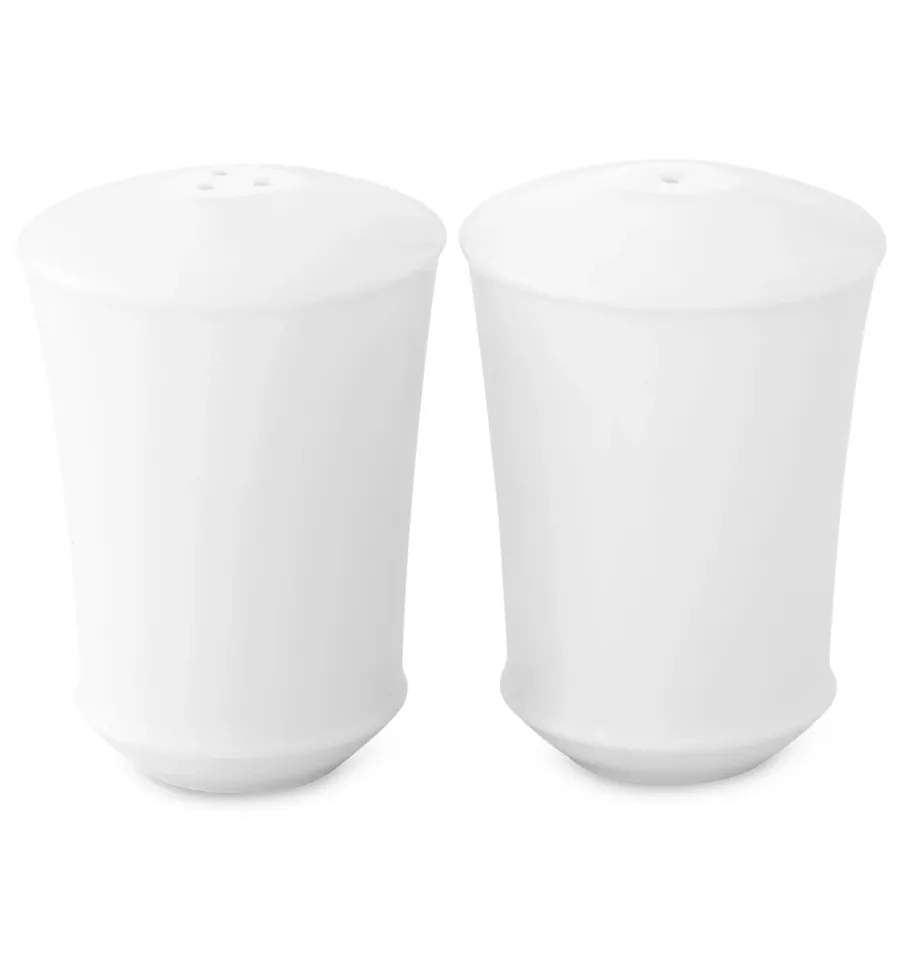 obrazek 1 Porcelanowy zestaw – solniczka i pieprzniczka z eleganckiej kolekcji Crown White - Vista Alegre