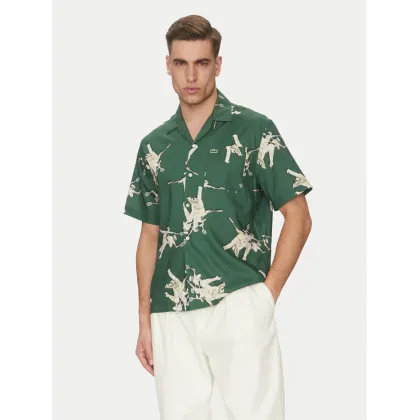 Zdjęcie Lacoste Koszula CH0113 Zielony Relaxed Fit