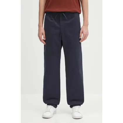 Zdjęcie A.P.C. spodnie bawełniane pantalon chuck kolor granatowy proste COGEW.H08408