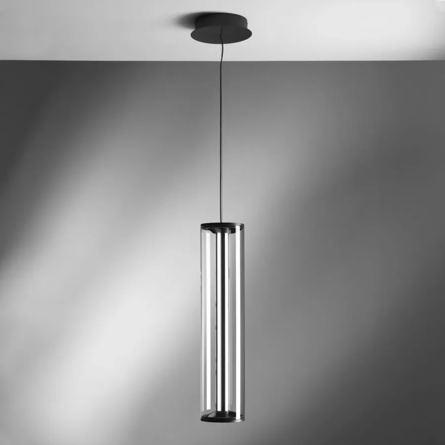 obrazek 1 Zachwycająca lampa wisząca Lemstation z aluminium i szkła