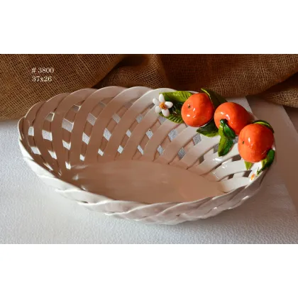 Zdjęcie Owalna misa ceramiczna na owoce