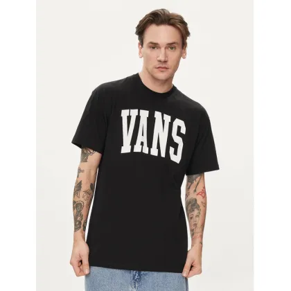 Zdjęcie Vans T-Shirt Vans Arched Ss Tee VN000G47 Czarny Regular Fit