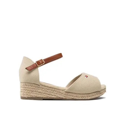 Zdjęcie Tommy Hilfiger Espadryle Rope Wedge Sandal T3A7-32185-0048 M Beżowy