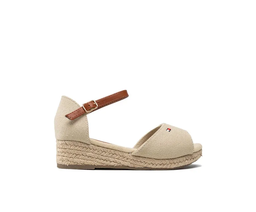 obrazek 1 Tommy Hilfiger Espadryle Rope Wedge Sandal T3A7-32185-0048 M Beżowy
