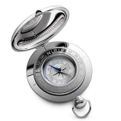 Zdjęcie Stylowy kompas VOYAGER COMPASS White Mother of Pearl - Dalvey