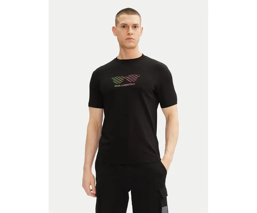 obrazek 1 KARL LAGERFELD T-Shirt 755402 552235 Czarny Regular Fit