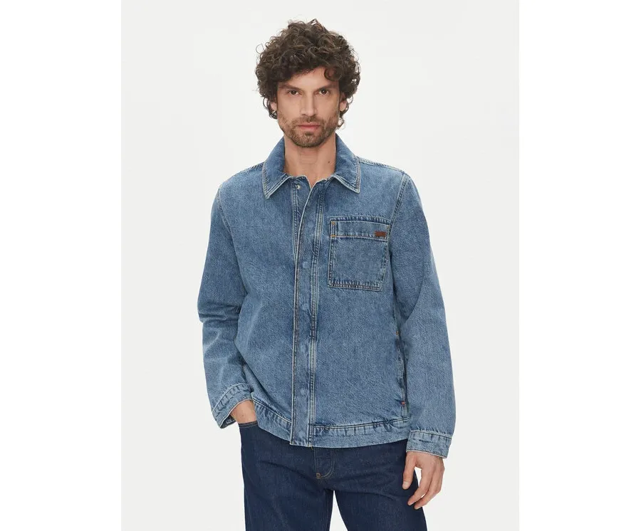 obrazek 1 Liu Jo Kurtka jeansowa QA5300 D0257 78263 Granatowy Regular Fit