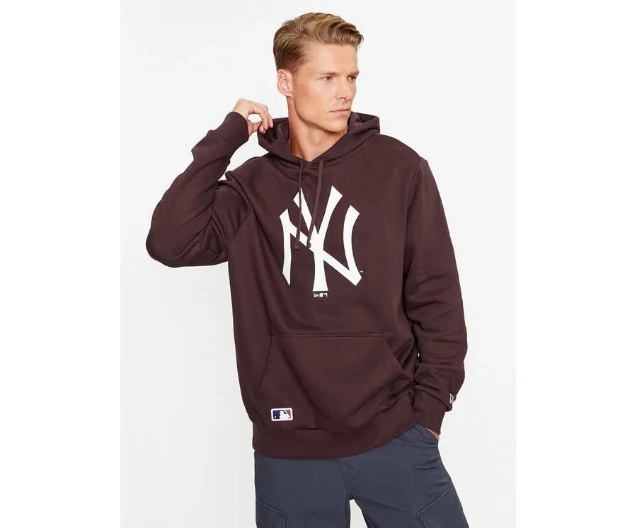 obrazek 1 New Era Bluza 60416737 Bordowy Regular Fit