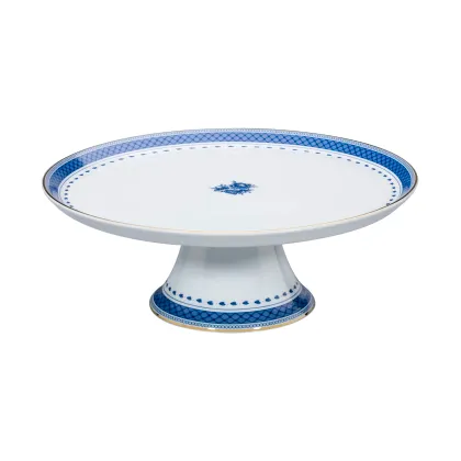Zdjęcie Porcelanowa patera na ciasto na dużej nóżce z wyjątkowej kolekcji Cozinha Velha - Vista Alegre